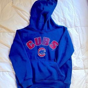 Official MLB Chicago Cubs Youth Boys Pullover Hoodie Size Medium 10/12